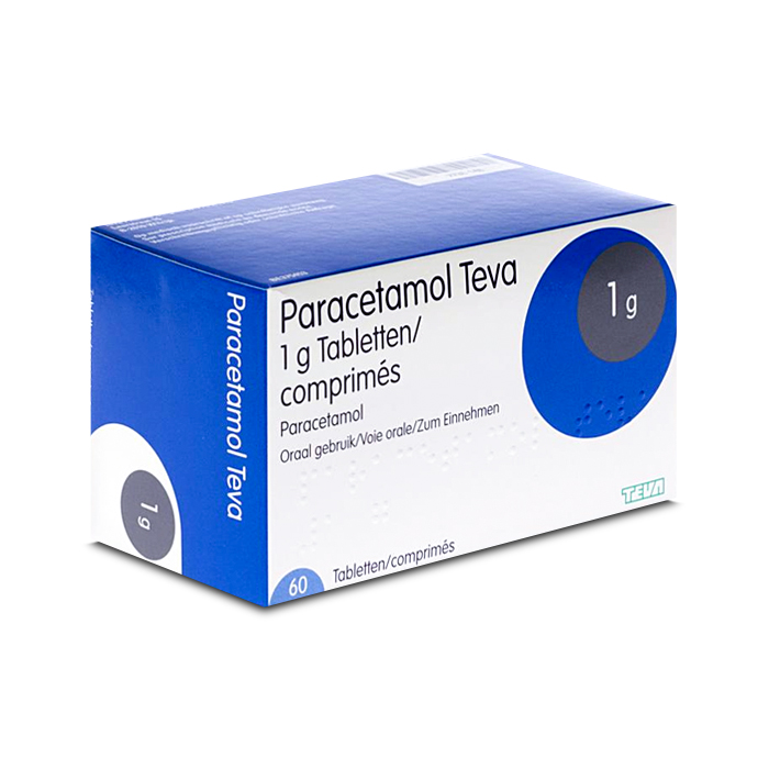 Image of Paracetamol Teva 1g 60 Tabletten