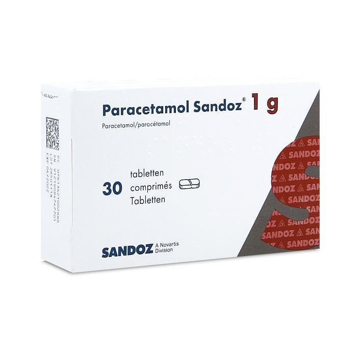 Image of Paracetamol Sandoz 1g 30 Tabletten