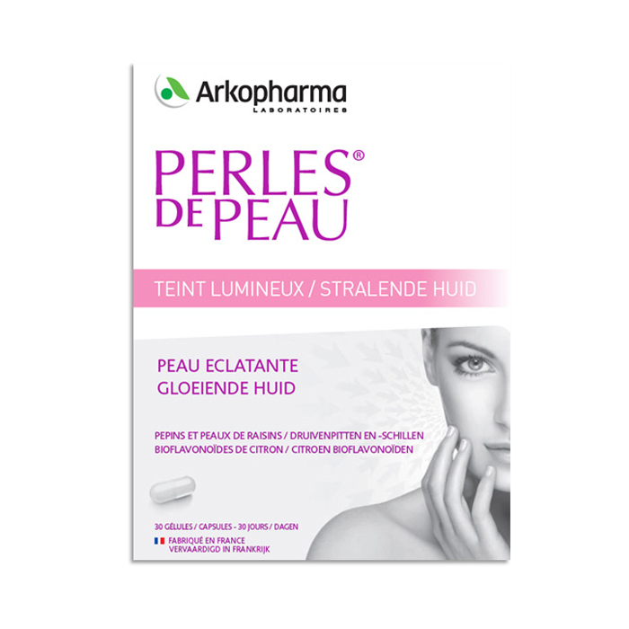 Image of Arkopharma Perles De Peau - Stralende Huid - 30 Capsules 