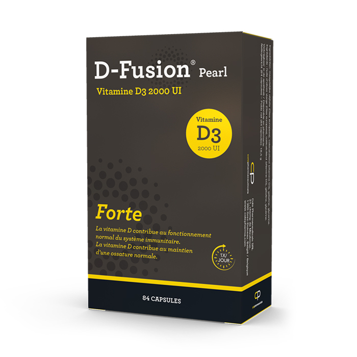 Image of D-Fusion Pearl Forte 2000IE 84 Capsules