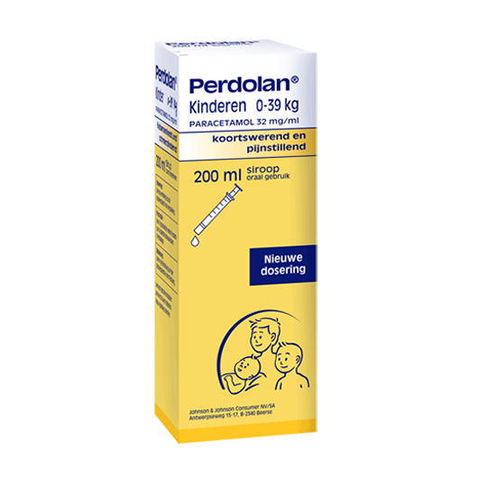 Image of Perdolan Kinderen 0-39kg Siroop NF 200ml 