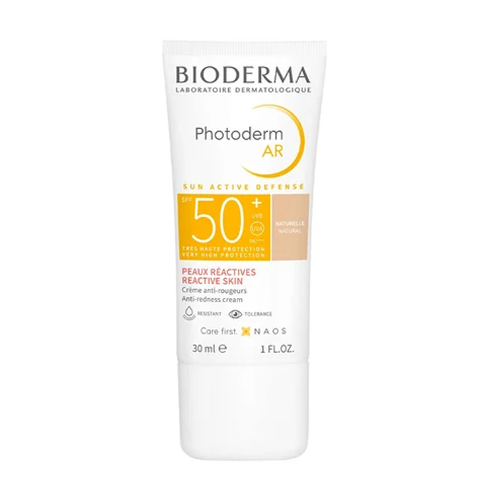 Image of Bioderma Photoderm AR SPF50+ Crème - Natuurlijke Tint - 30ml 