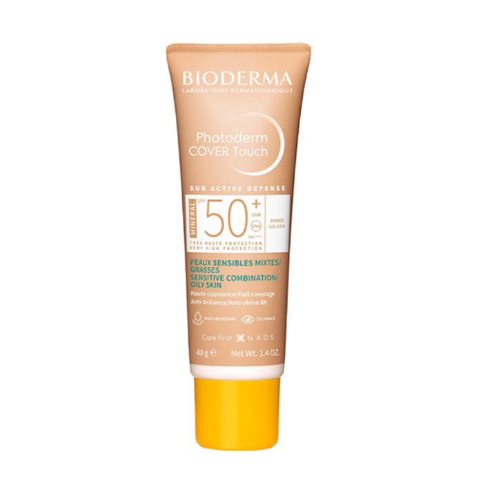 Image of Bioderma Photoderm Cover Touch SPF50+ - Goudbruine Tint - 40g