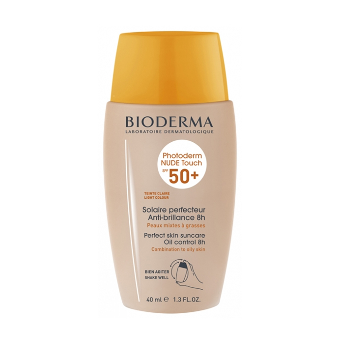 Image of Bioderma Photoderm Nude Touch SPF50+ Goudbruine Tint 40ml 