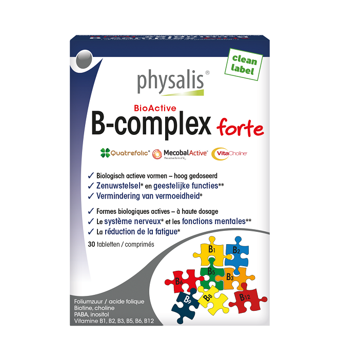 Image of Physalis B-Complex Forte - 30 Tabletten 