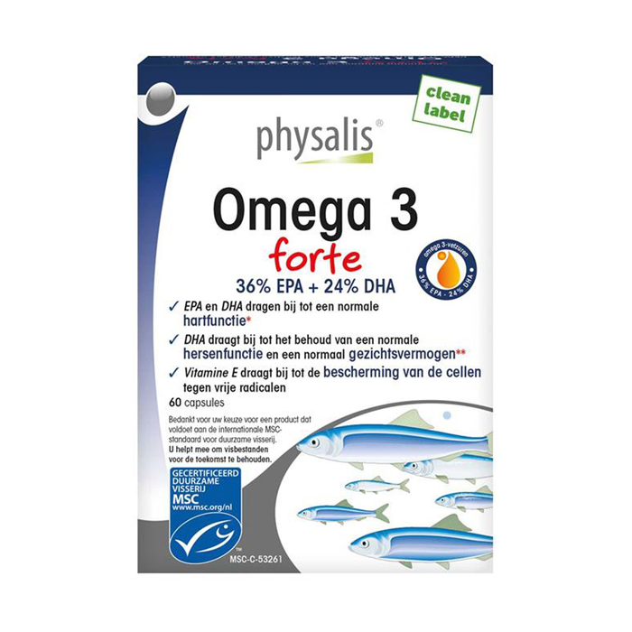 Image of Physalis Omega 3 Forte 60 Capsules 