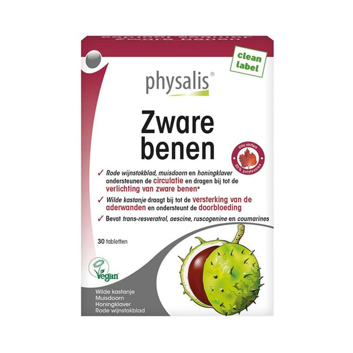 Image of Physalis Zware Benen 30 Tabletten