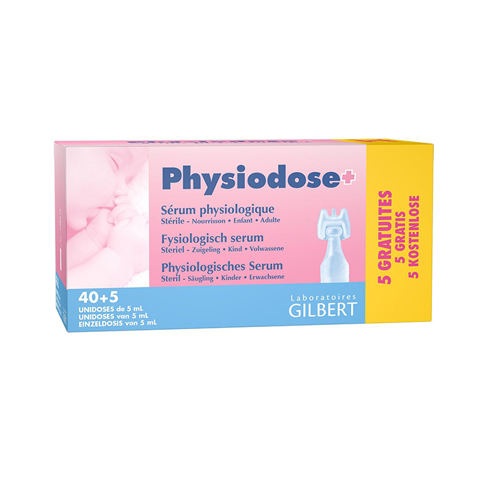 Image of Physiodose Fysiologisch Serum 40+5 Unidoses GRATIS