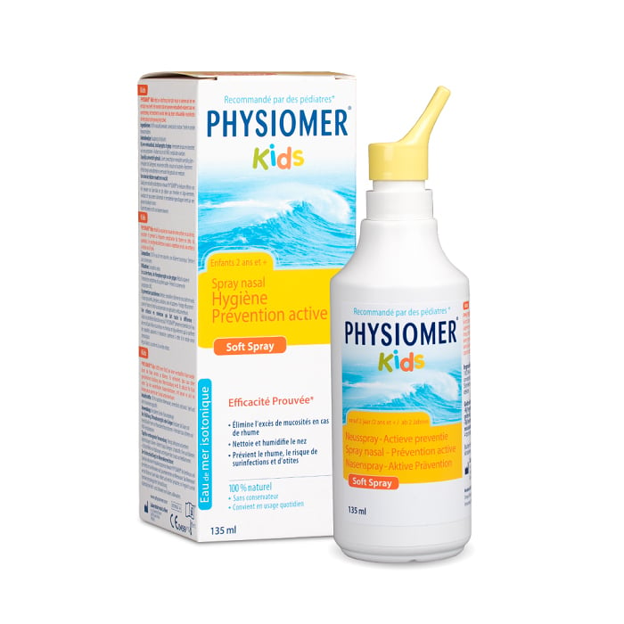 Image of Physiomer Kids Neusspray - Voorkomt Verkoudheid, Verstopte Neus Of Loopneus - 135ml 