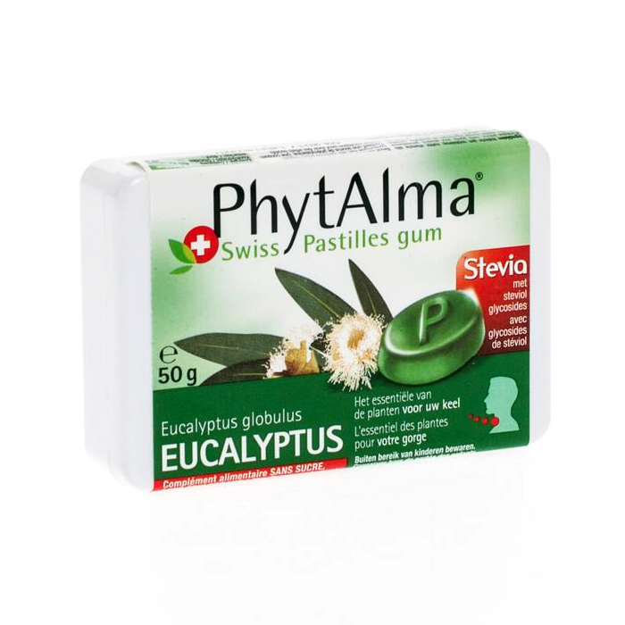 Image of Phytalma Gompastilles Eucalyptus + Stevia 50g