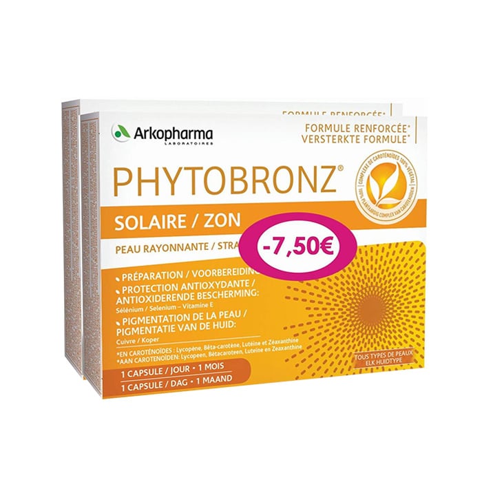 Image of Phytobronz Zon Stralende Huid Promo 2x30 Capsules 