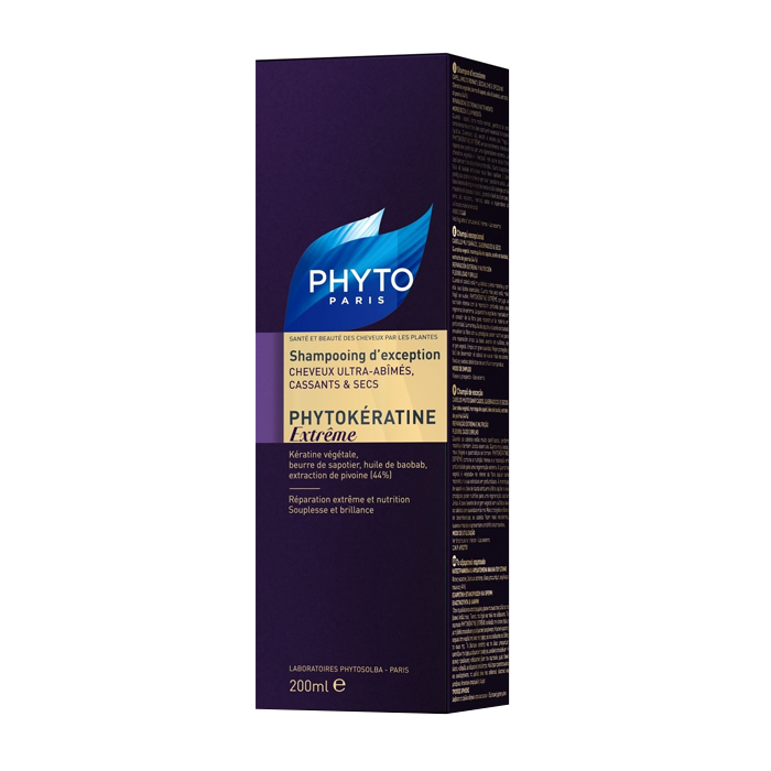 Image of Phytokératine Extrême Shampoo - Beschadigd/ Droog Haar 200ml 