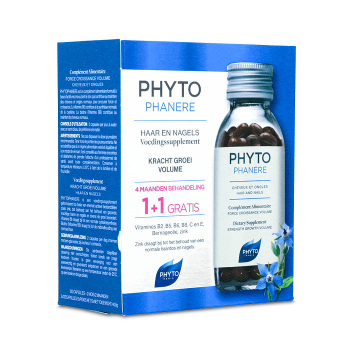 Image of Phytophanère Haar &amp; Nagels Promo Duo 2x120 Capsules