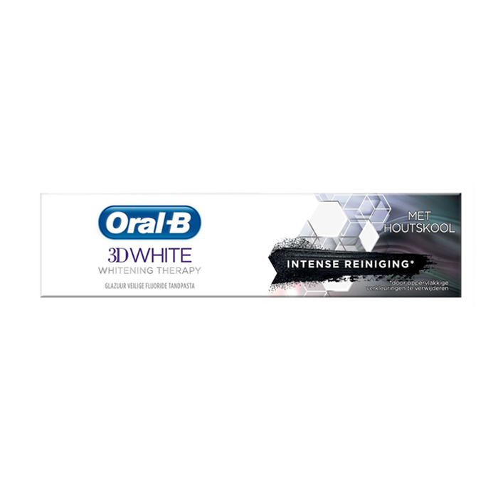 Image of Oral-B 3D White Whitening Therapy - Houtskool Tandpasta 75ml 