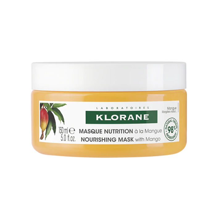 Image of Klorane Herstellend Haarmasker Mango - Droog Haar 150ml NF 