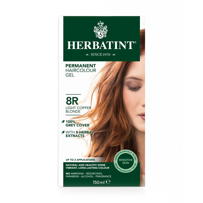 Image of 8R Permanente Haarkleuring - Licht Koper Blond 150ml 