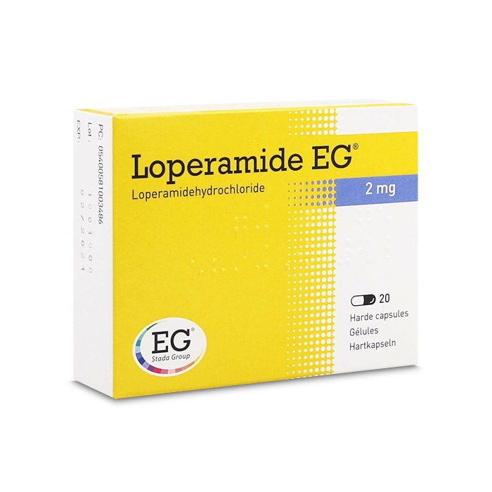 Image of Loperamide EG 2mg 20 Capsules 