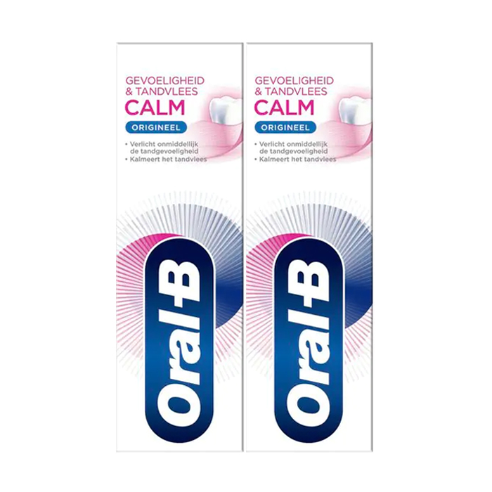 Image of Oral-B Calm Gevoeligheid &amp; Tandvlees Tandpasta 2x75ml 