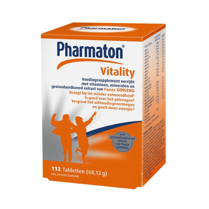 Image of Pharmaton Vitality Geheugen/Concentratie/Energie 112 Tabletten