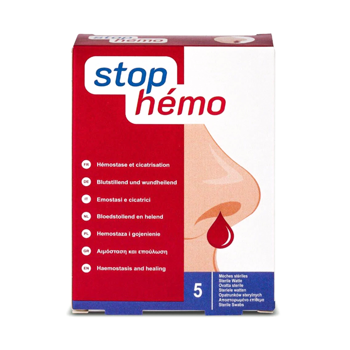 Image of Stop Hémo Steriele Watten Bloedingen 5 Stuks 