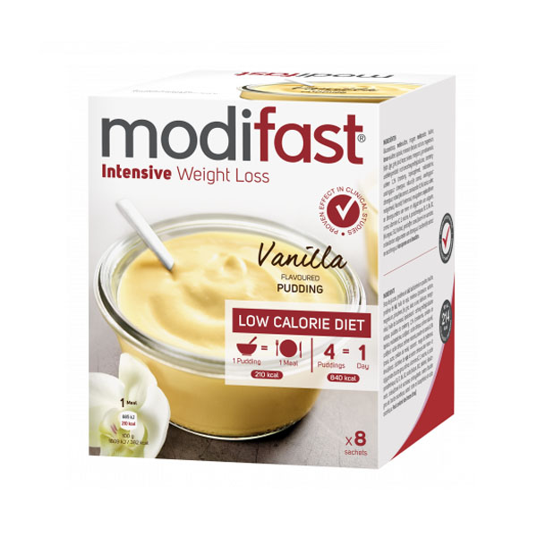 Image of Modifast Intensive Pudding Vanille 8x55g 