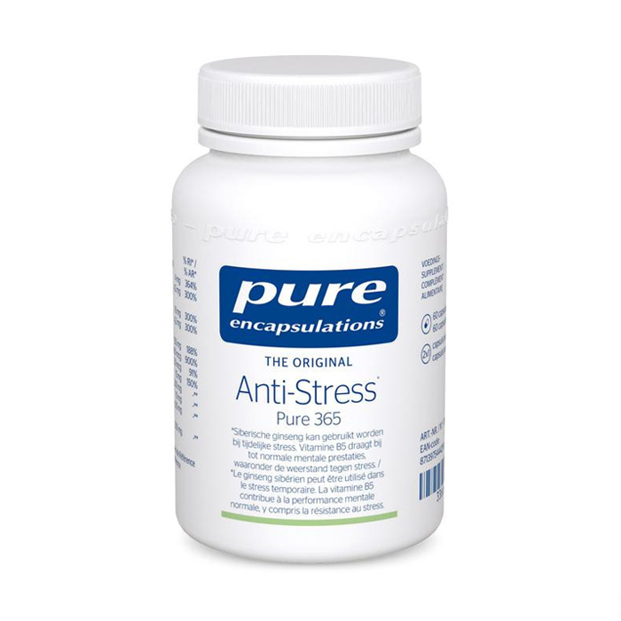Image of Pure Encapsulations Anti-Stress 60 Capsules 