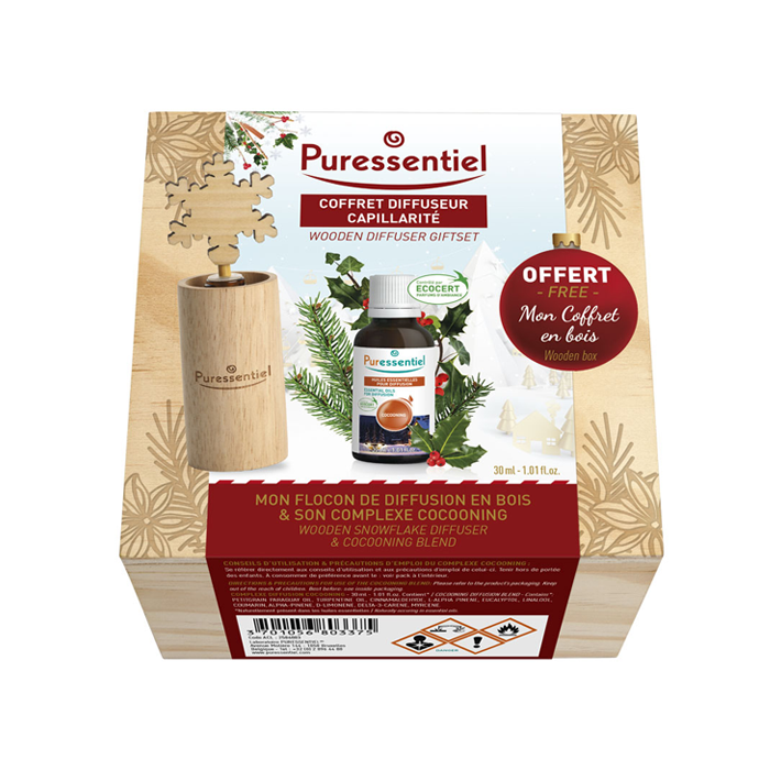 Image of Puressentiel Box Houten Verstuiver + Cocooning Complex 30ml 