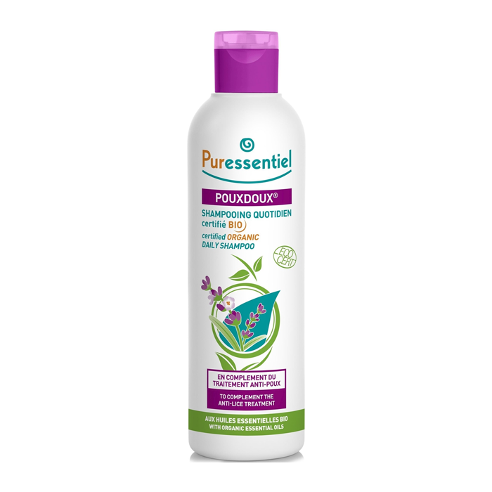 Image of Puressentiel Anti-luizen Pouxdoux Bio Shampoo Voor Dagelijks Gebruik - 200ml