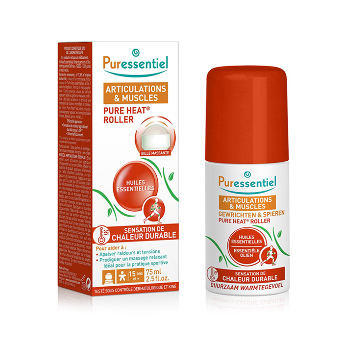 Image of Puressentiel Gewrichten &amp; Spieren Pure Heat Roller - 75ml 