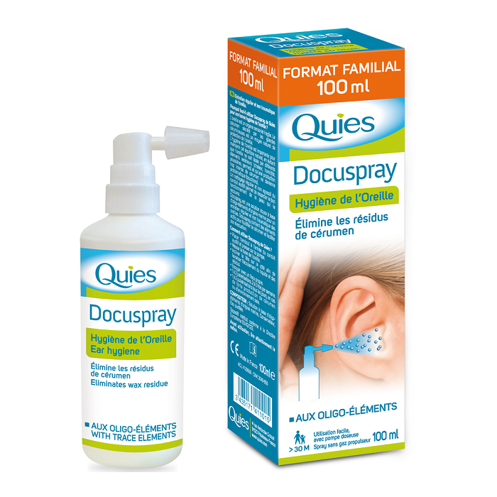 Image of Quies Docuspray Oorhygiene Zonder Drijfgas Spray 100ml
