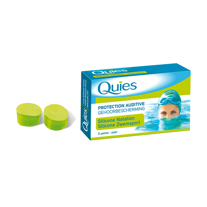 Image of Quies Gehoorbescherming Silicone Zwemsport 3 Paar