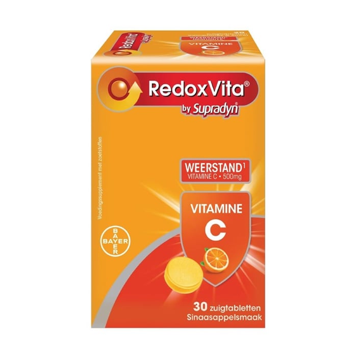 Image of RedoxVita Vitamine C 500mg Sinaas 30 Zuigtabletten