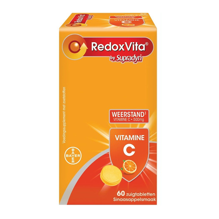 Image of RedoxVita Vitamine C 500mg Sinaas 60 Zuigtabletten