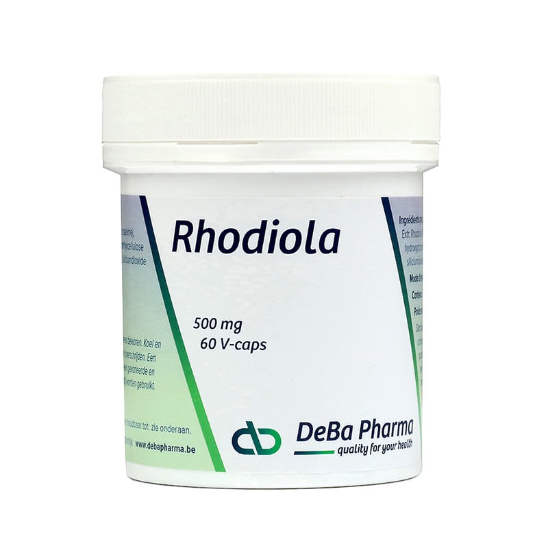 Image of Deba Pharma Rhodiola Extract 500mg 60 V-Capsules