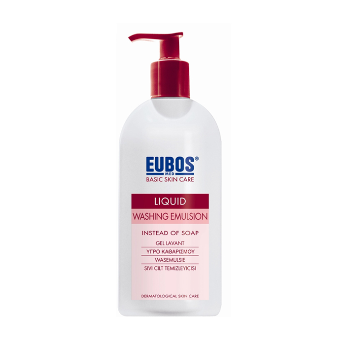 Image of Eubos Rode Vloeibare Wasemulsie 400ml