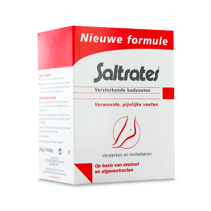 Image of Saltrates Versterkende Badzouten Zeewier 10 Zakjes 