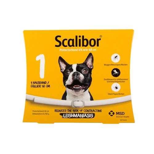 Image of Scalibor Halsband Hond Anti-Vlooien/Teken 48cm