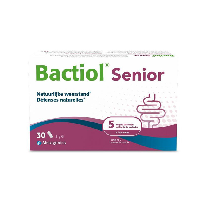 Image of Bactiol Senior Natuurlijke Weerstand 30 Capsules (Vroeger Probactiol Senior) 