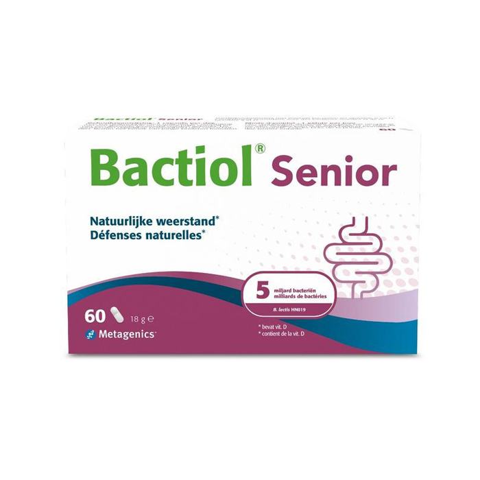 Image of Bactiol Senior Natuurlijke Weerstand 60 Capsules (Vroeger Probactiol Senior) 