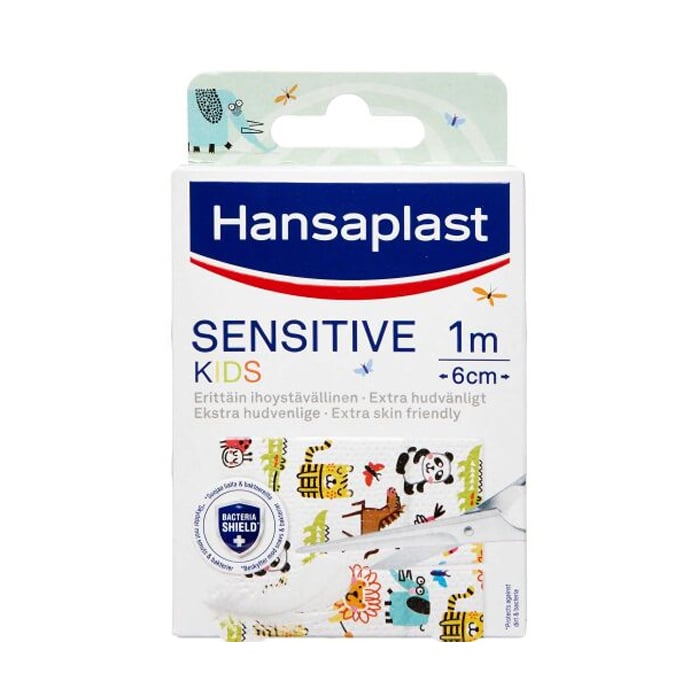 Image of Hansaplast Sensitive Kids Pleister Pleisters 1mx6cm 1 Rol 