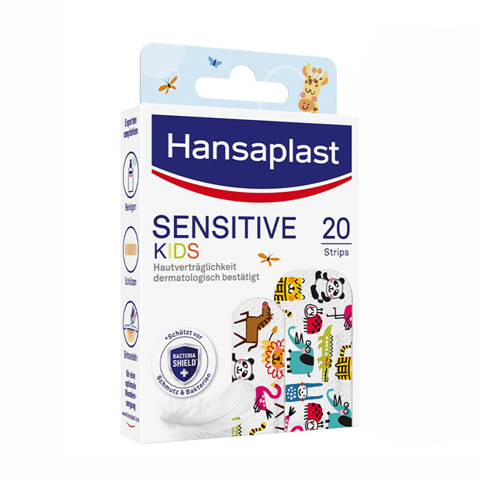 Image of Hansaplast Sensitive Kids Pleisters 20 Stuks 