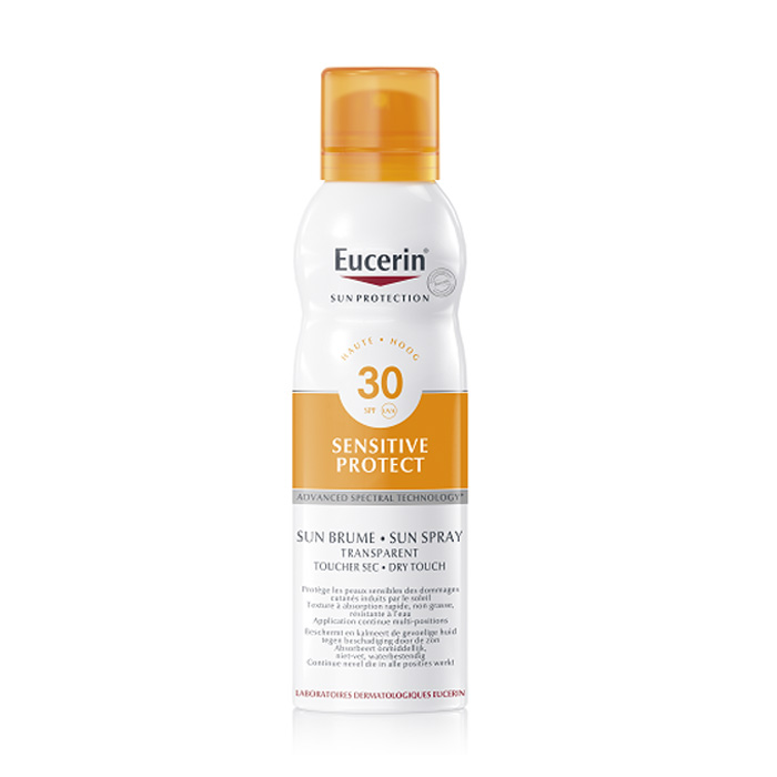 Image of Eucerin Zon Sensitive Protect Onzichtbare Mist Dry Touch SPF30 200ml 