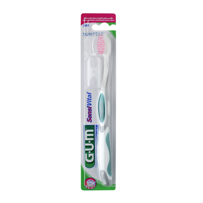 Image of Gum SensiVital Manuele Tandenborstel Ultra Soft 1 Stuk