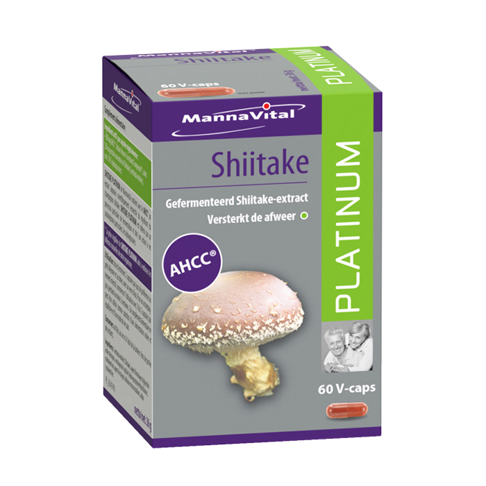 Image of MannaVital Shiitake Platinum 60 V-Capsules