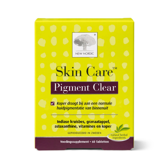 Image of New Nordic Skin Care Pigment Clear 60 Tabletten 