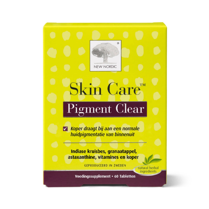 Image of New Nordic Skin Care Pigment Clear 60 Tabletten