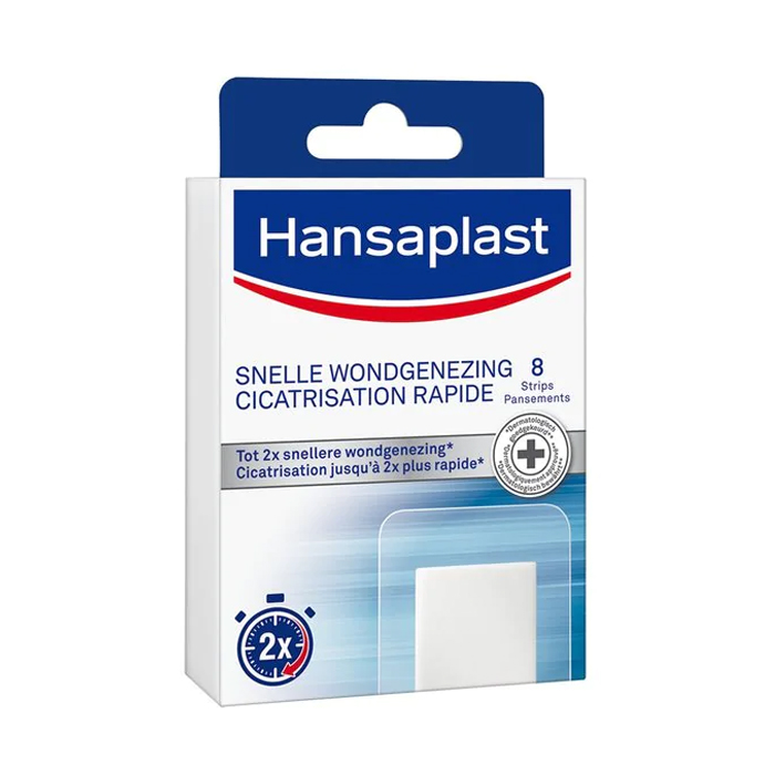 Image of Hansaplast Snelle Wondgenezing Strips 8 Stuks