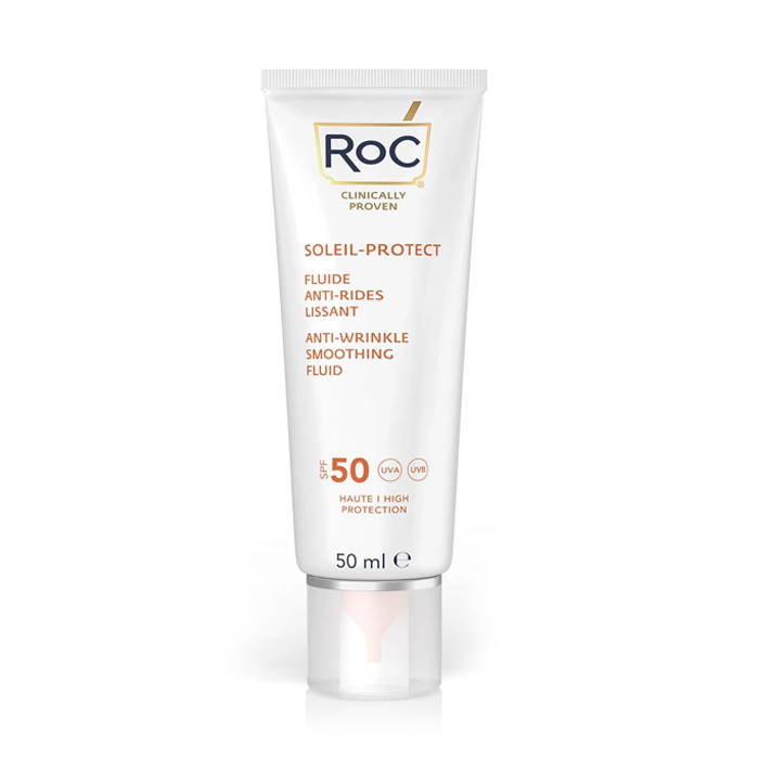 Image of RoC Soleil-Protect Anti-Rimpel Smoothing Fluide SPF50+ 50ml 