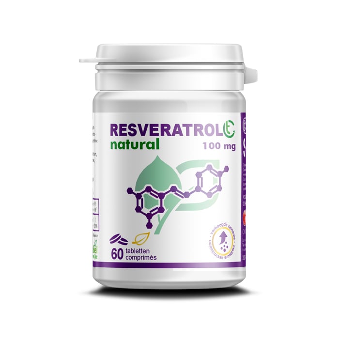 Image of Soria Resveratrol CT Natural 100mg 60 Tabletten