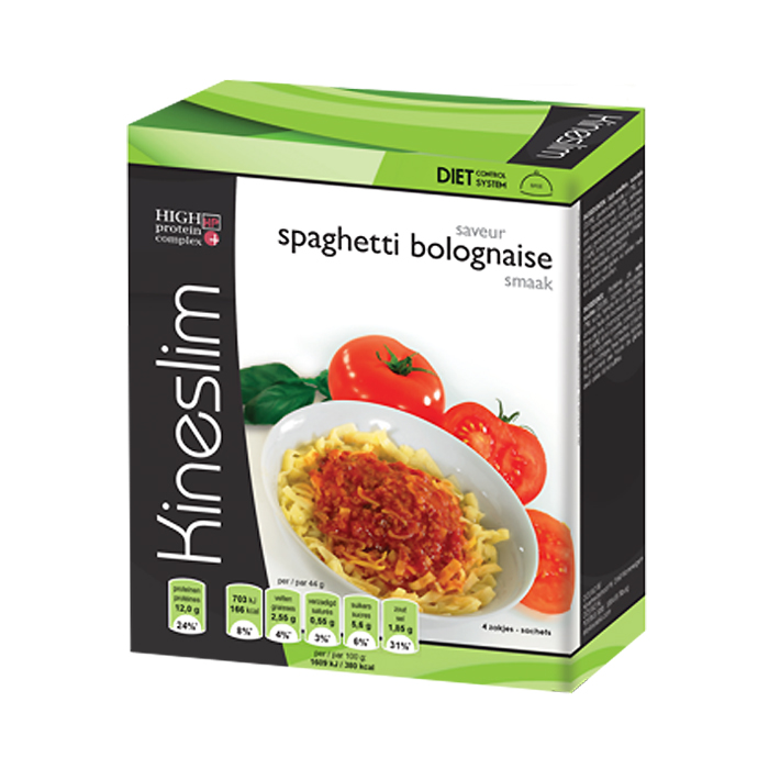 Image of Kineslim Spaghetti Bolognaise Poeder 4 Zakjes